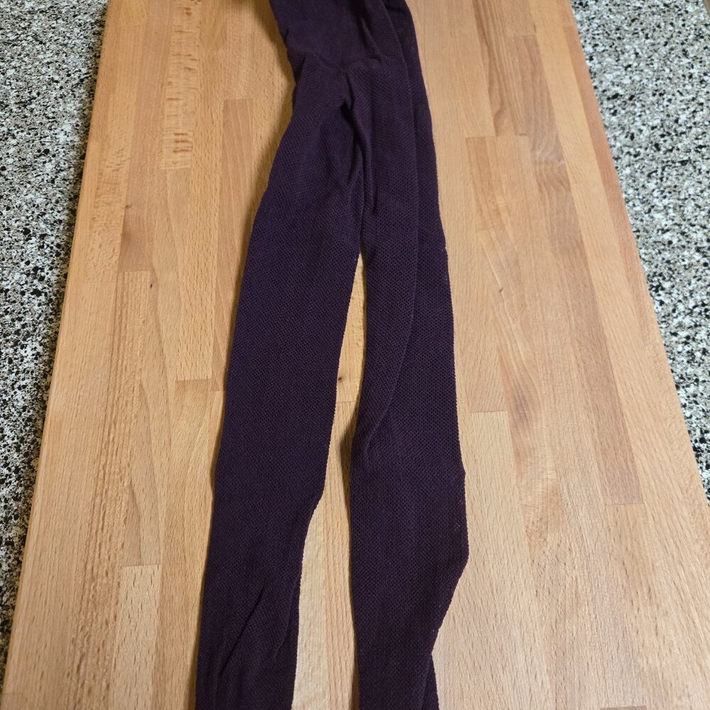 GORSUCH Bordeaux Fine Fishnet Tights NWOT - Picture 2 of 6